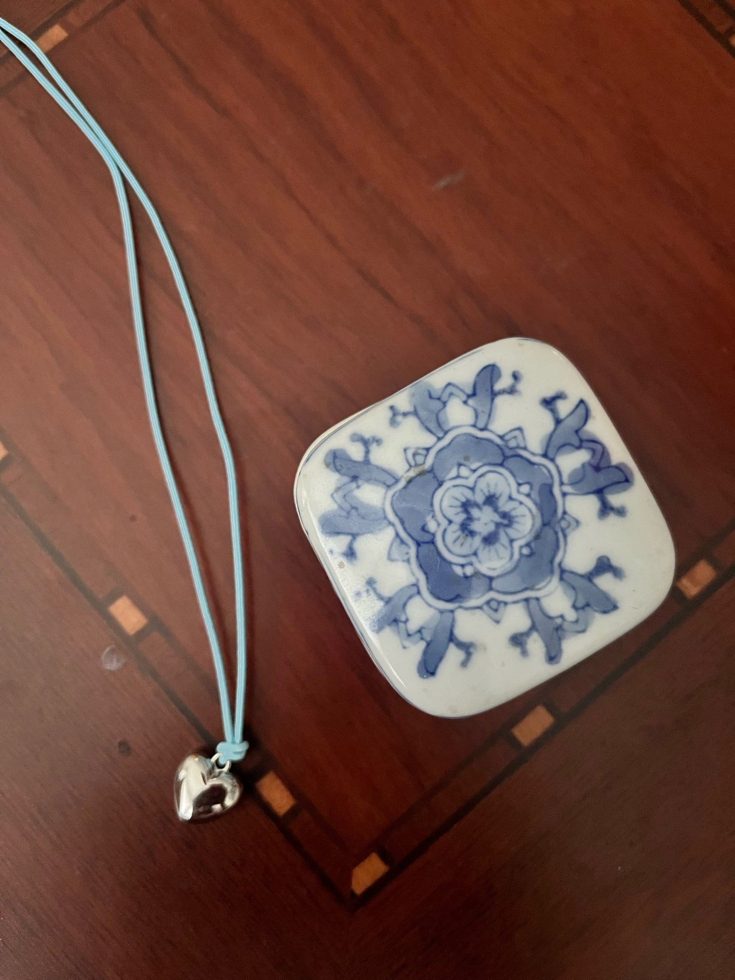Tiny Puff Heart Necklace