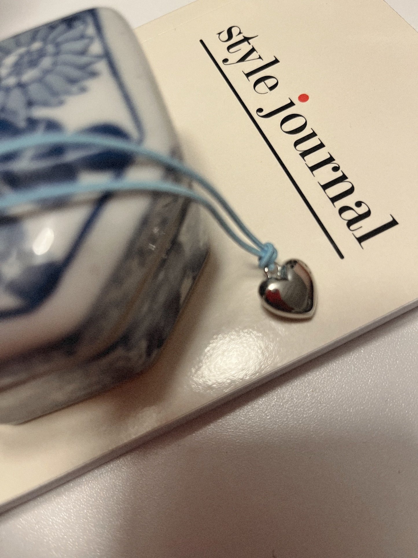 Tiny Puff Heart Necklace