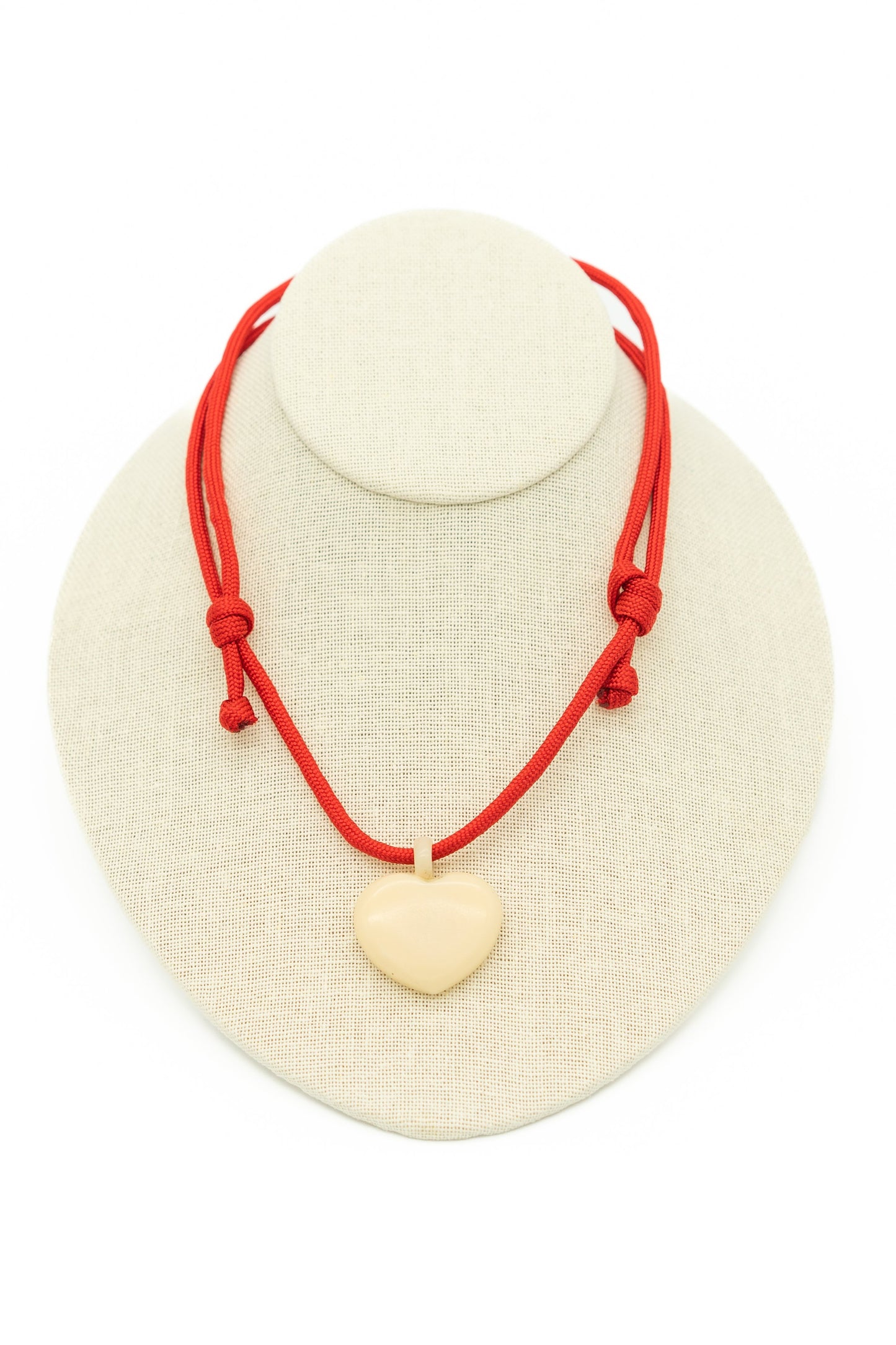 Hand-Carved Heart Necklace
