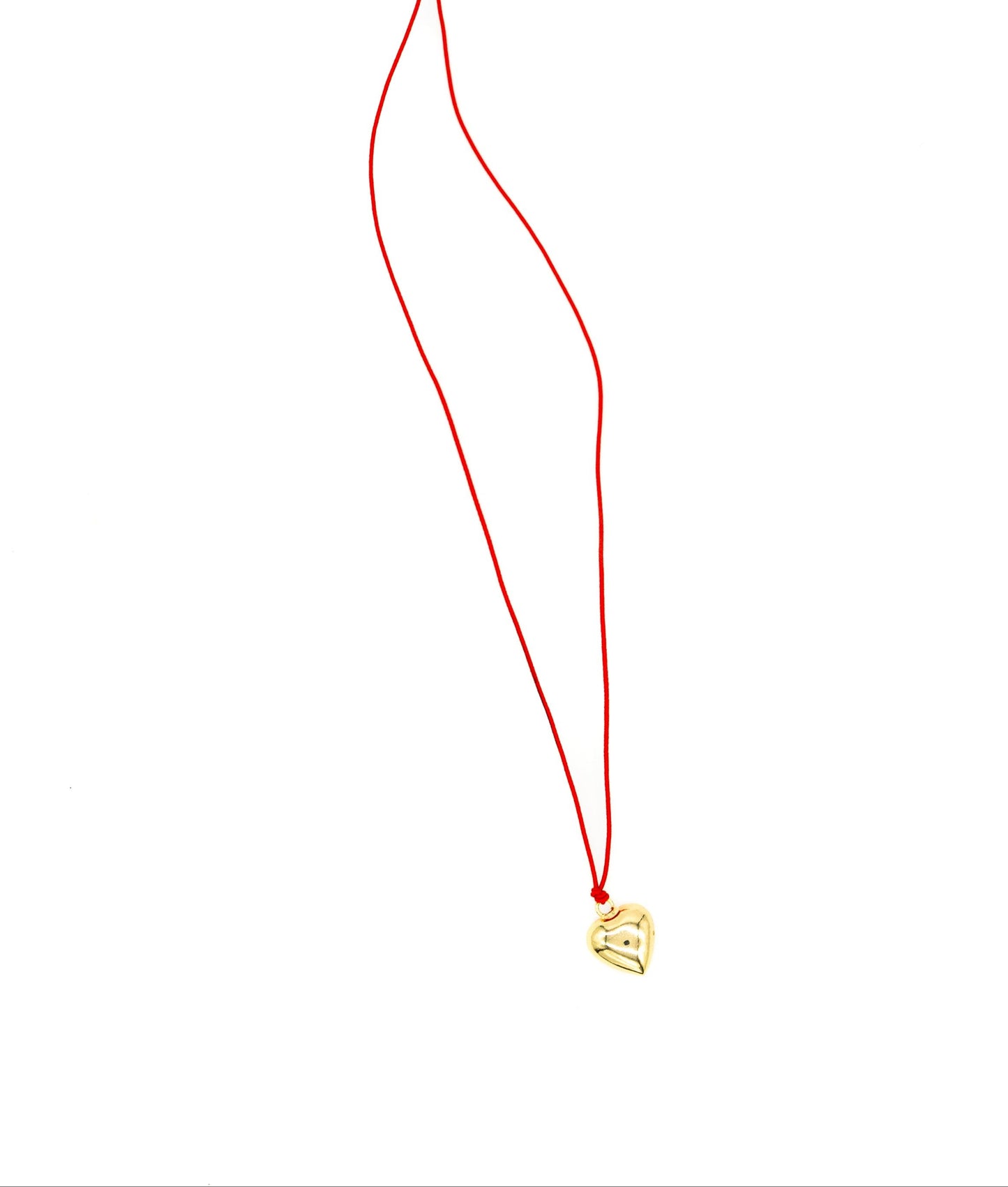 Tiny Puff Heart Necklace