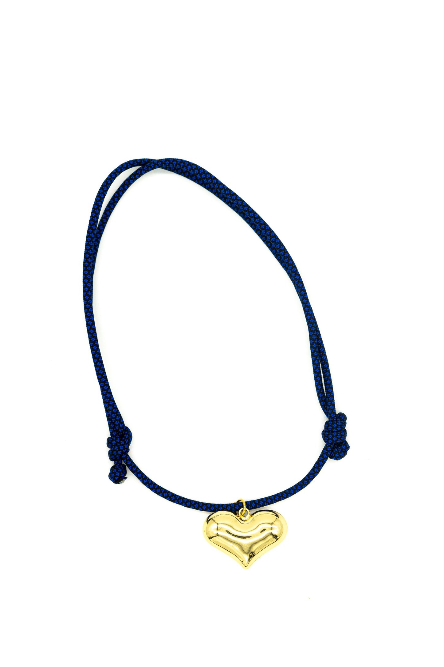 Paracord Jumbo Puffy Heart Necklace