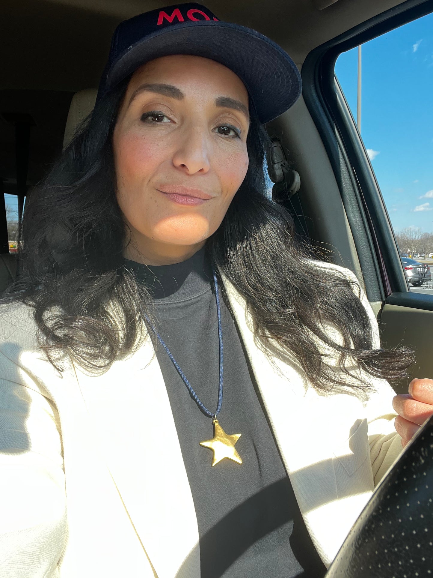 The Hammered Star Necklace