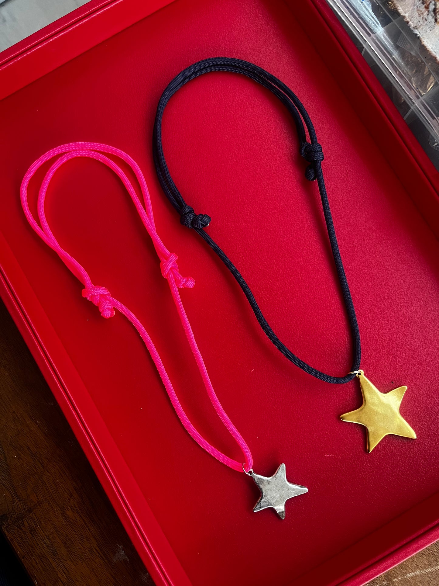 The Hammered Star Necklace
