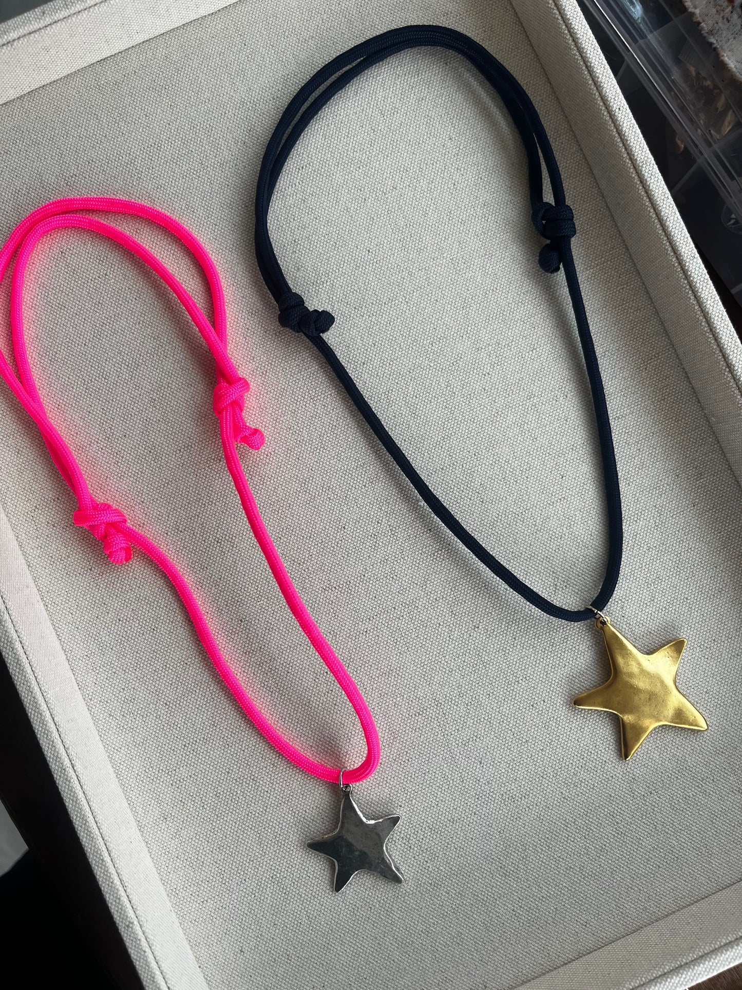 The Hammered Star Necklace