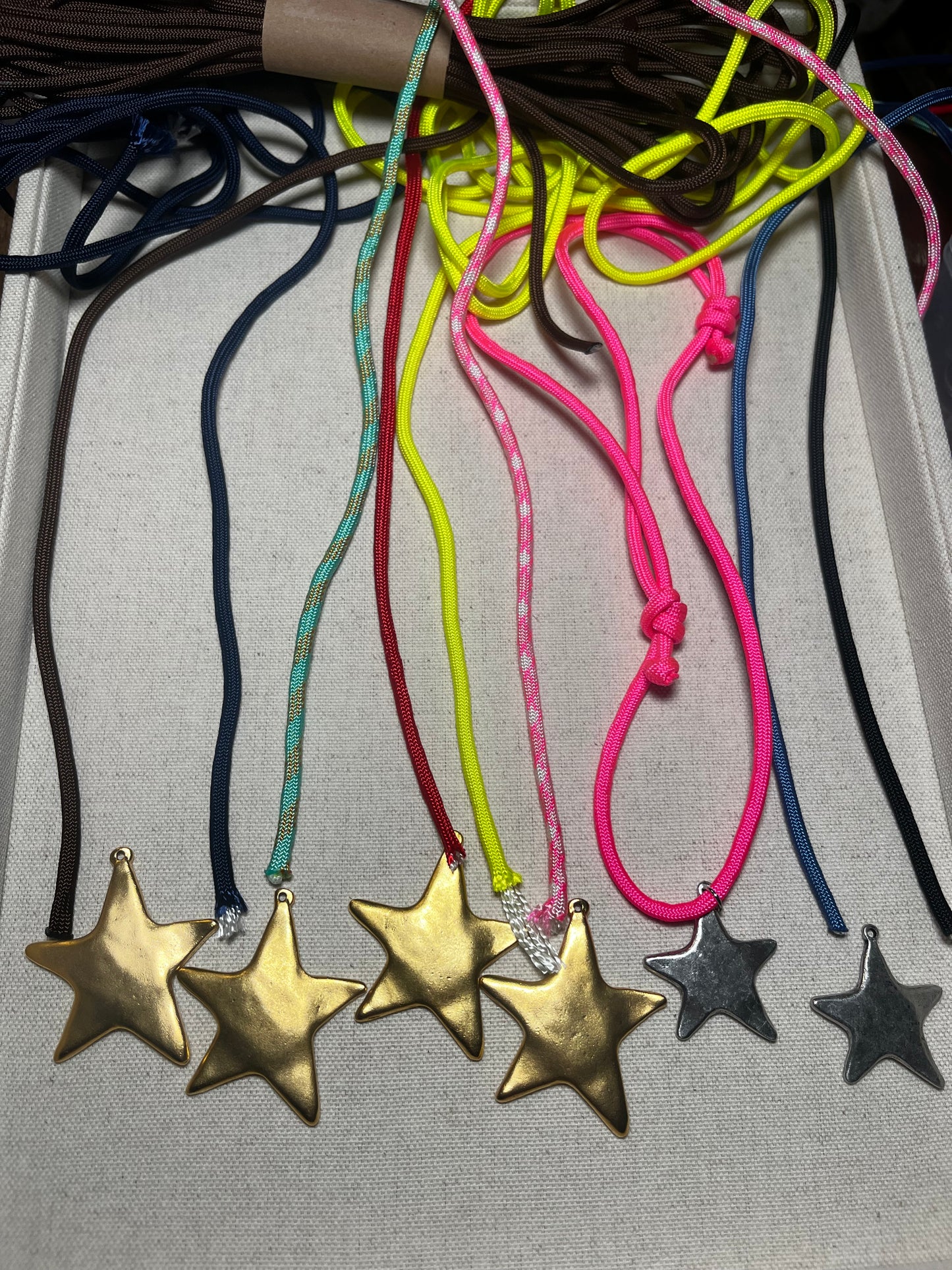 The Hammered Star Necklace