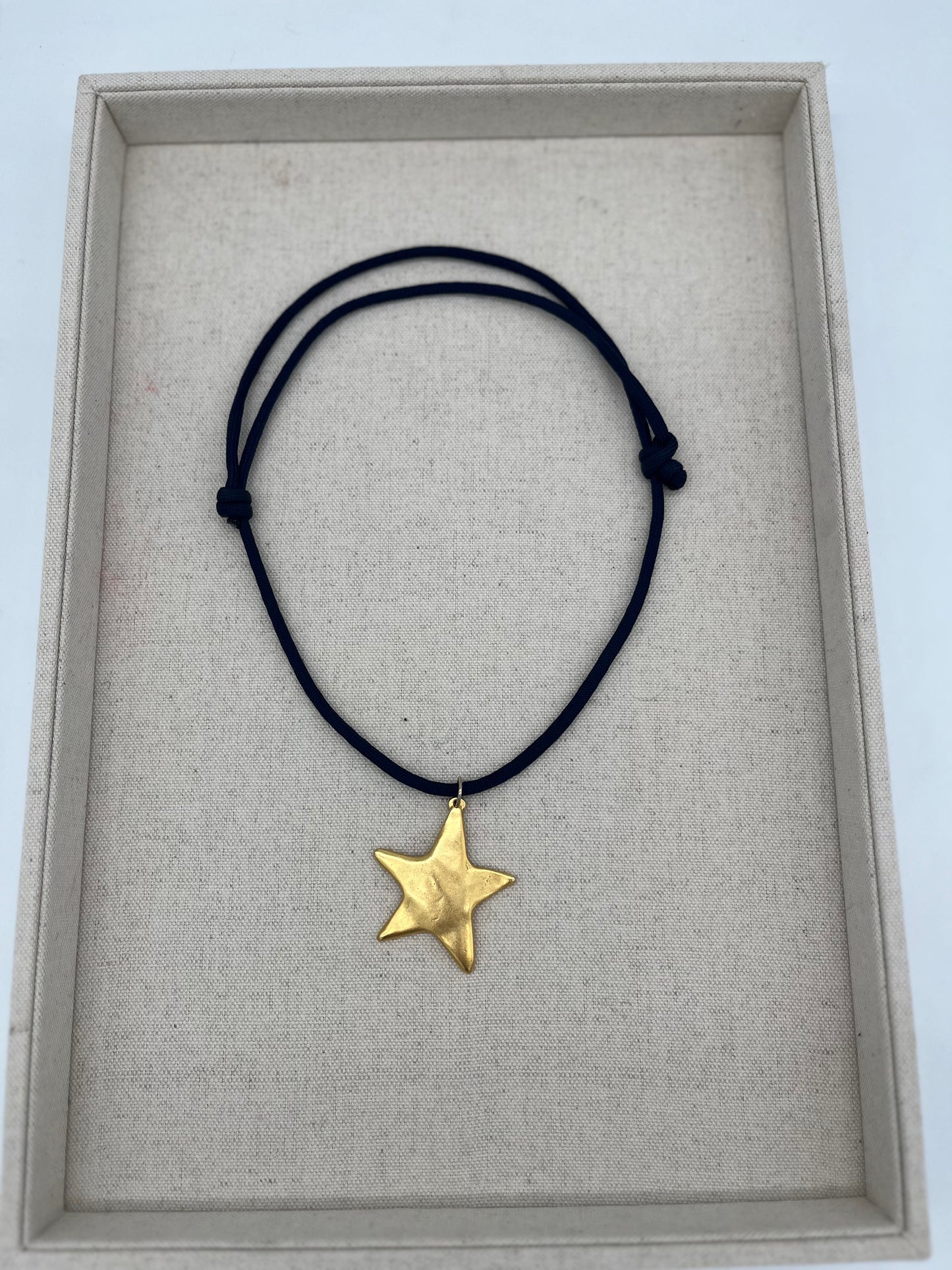The Hammered Star Necklace