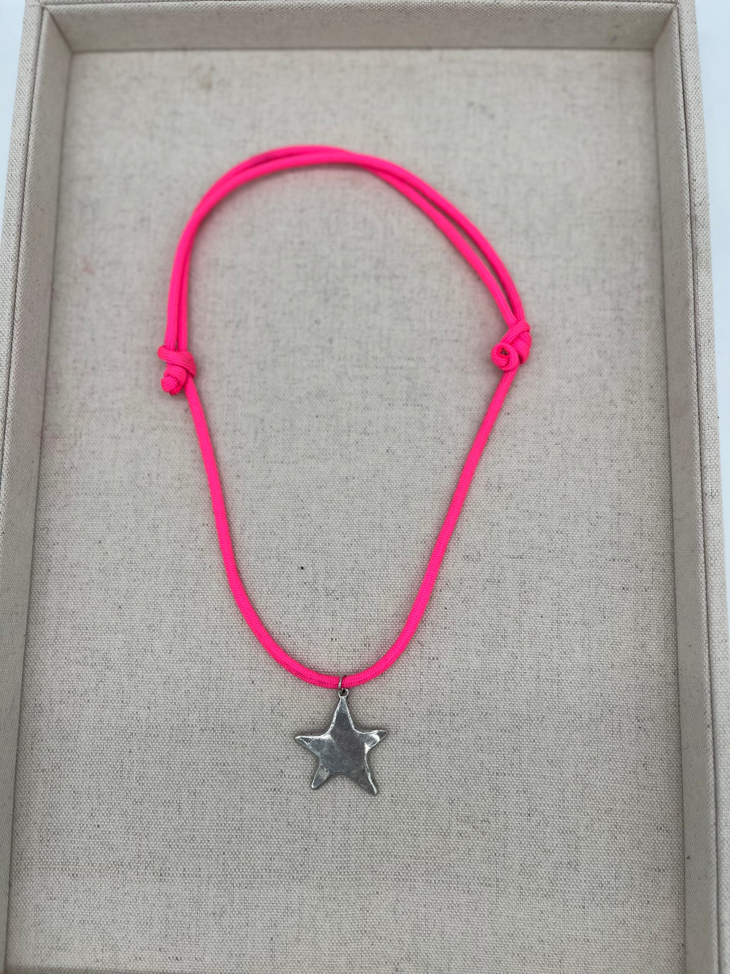The Hammered Star Necklace